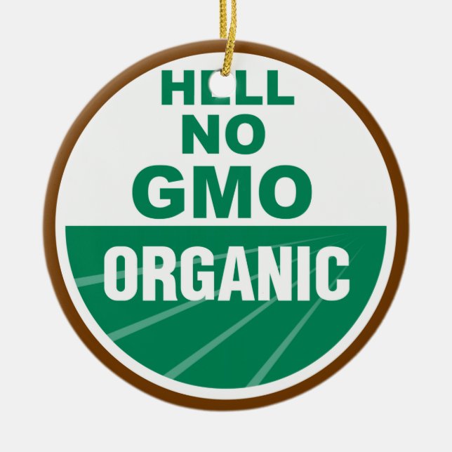 Ornamento De Cerâmica Não GMO Orgainc (Frente)