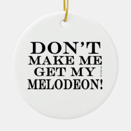Ornamento De Cerâmica Não me faça pegar minha melodia