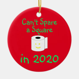 Ornamento De Cerâmica Não posso poupar uma praça em 2020