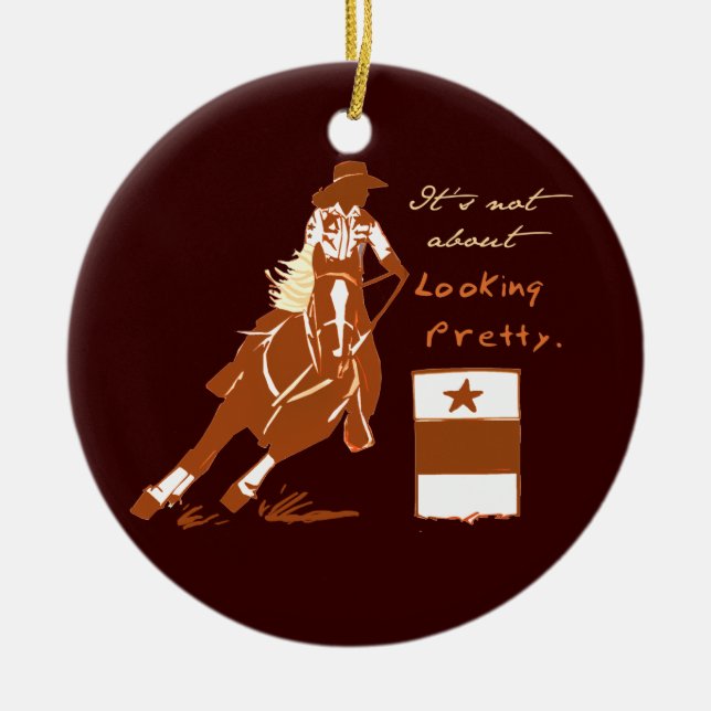 Ornamento De Cerâmica Não Sobre Parecer Bonito (Frente)