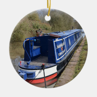 Ornamento De Cerâmica Narrowboat infatigável