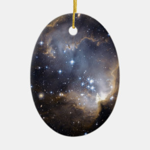 Ornamento De Cerâmica NASA brilhante das estrelas de NGC 602