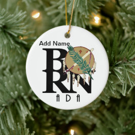 Ornamento De Cerâmica NASCER Ada Oklahoma