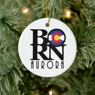 Ornamento De Cerâmica NASCER Aurora Colorado
