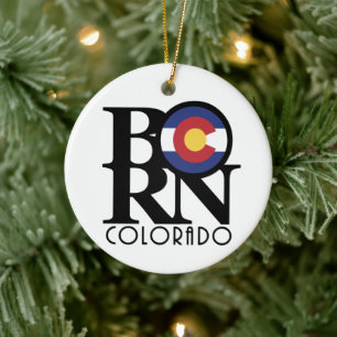 Ornamento De Cerâmica NASCER Colorado