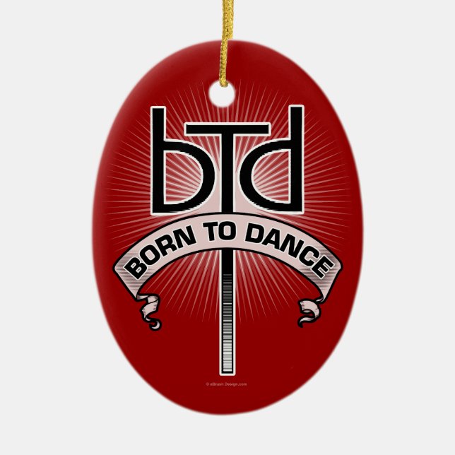 Ornamento De Cerâmica Nascer para dança (básico) (Frente)