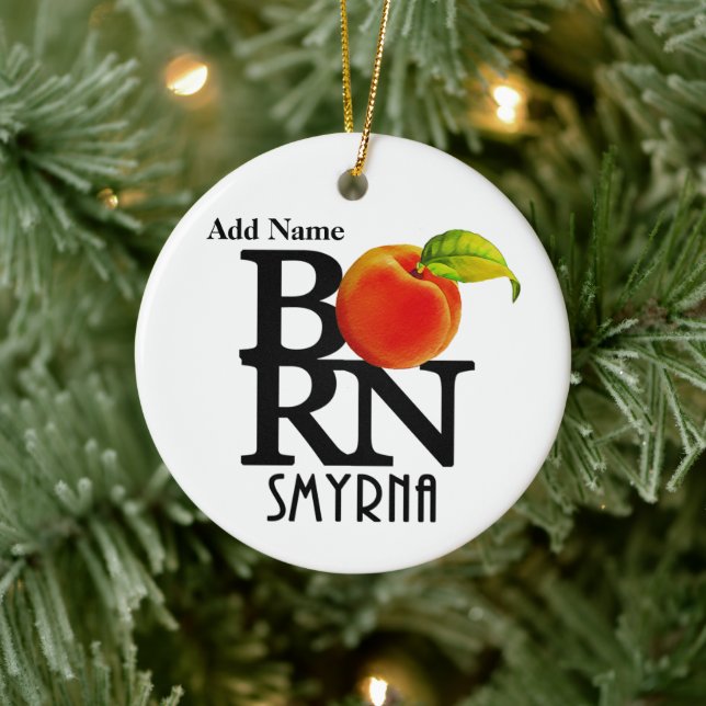 Ornamento De Cerâmica NASCER Smyrna Georgia (Árvore)