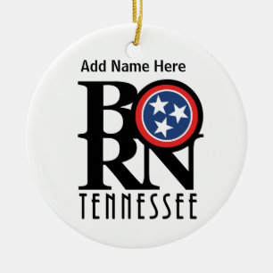 Ornamento De Cerâmica NASCER Tennessee