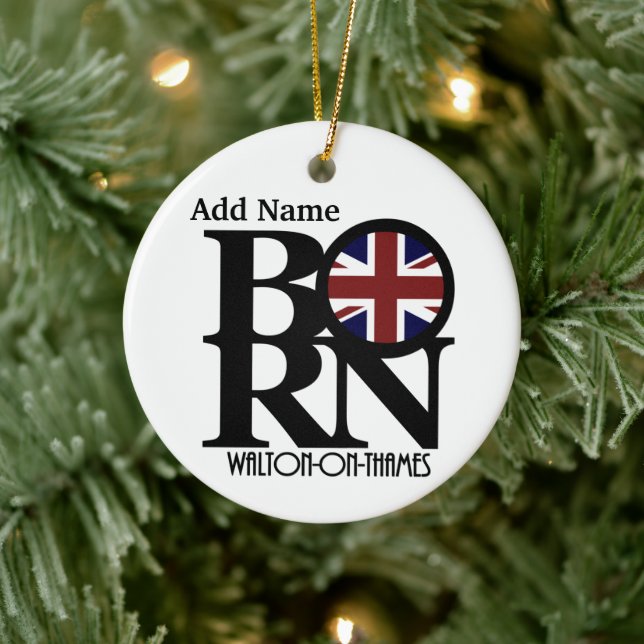 Ornamento De Cerâmica NASCER Walton-On-Thames (Árvore)