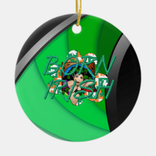 Ornamento De Cerâmica Nascido Irlandês TEE