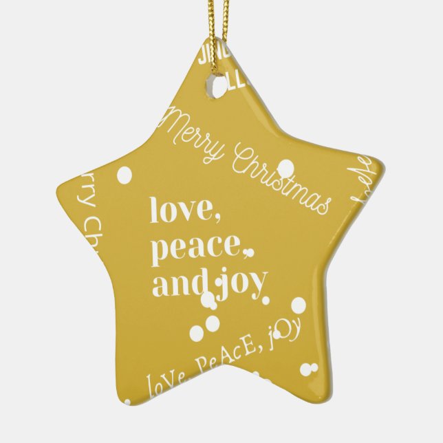 Ornamento De Cerâmica Natal (Esquerda)