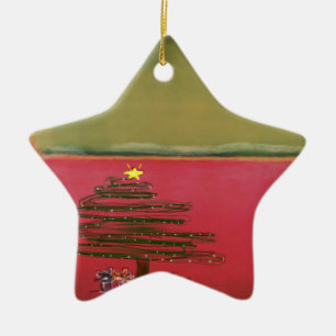Ornamento De Cerâmica Natal