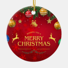 Ornamento De Cerâmica Natal 10