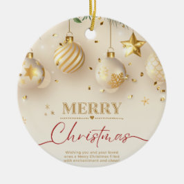 Ornamento De Cerâmica Natal 15