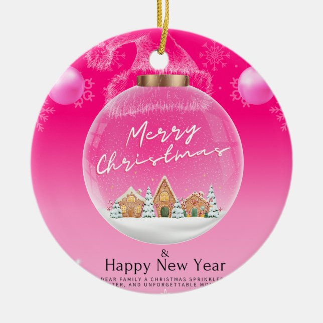 Ornamento De Cerâmica Natal 39 (Frente)