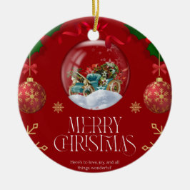 Ornamento De Cerâmica Natal 9