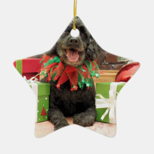 Ornamento De Cerâmica Natal - Cockapoo - Trumbo