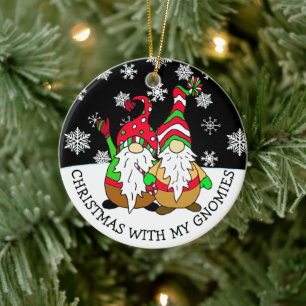 Ornamento De Cerâmica Natal com os meus Gnomos