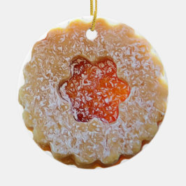 Ornamento De Cerâmica Natal Cookie Comida Realista Natal