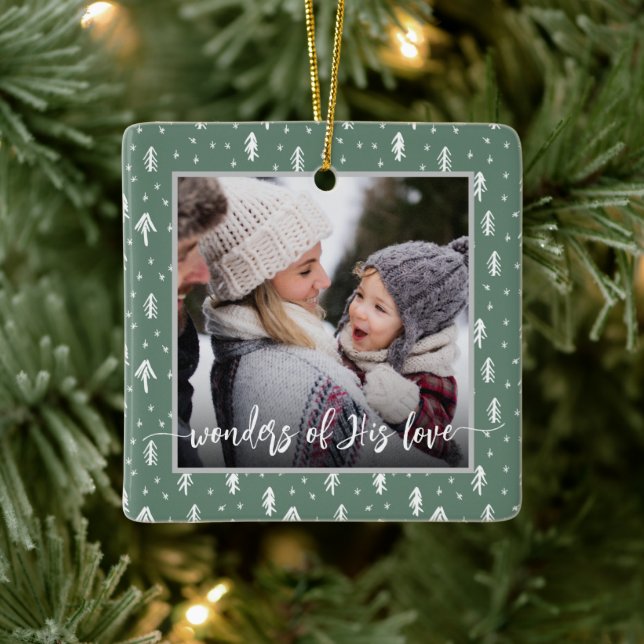 Ornamento De Cerâmica Natal cristão (Árvore)