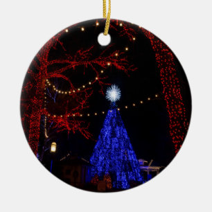 Ornamento De Cerâmica Natal da Cidade do Dólar