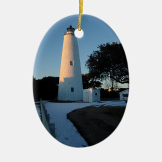 Ornamento De Cerâmica Natal da ilha de Ocracoke
