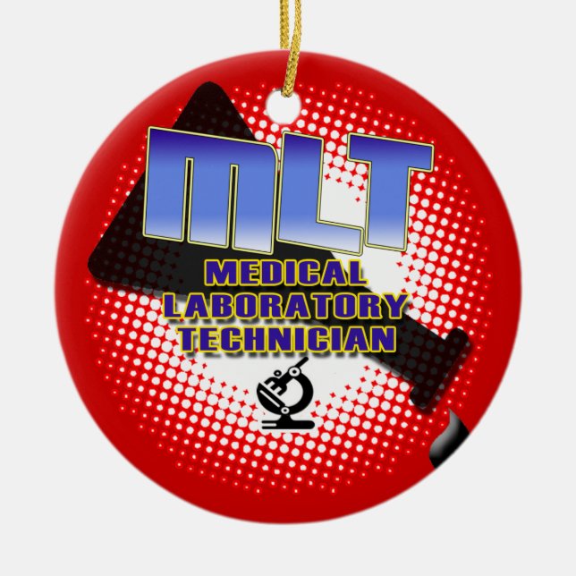 ORNAMENTO DE CERÂMICA NATAL DA TECNOLOGIA DO LABORATÓRIO MÉDICO DA (Frente)