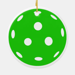 Ornamento De Cerâmica Natal das bolas de piclebolas vermelhas e verdes