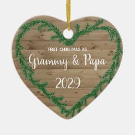 Ornamento De Cerâmica Natal de 1rua como Grammy