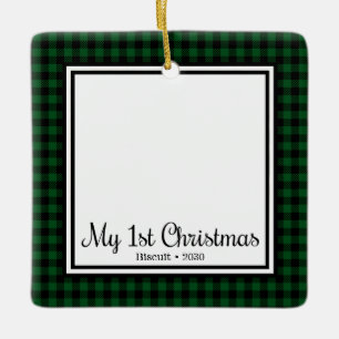 Ornamento De Cerâmica Natal de 1rua de Kitten