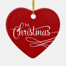 Ornamento De Cerâmica Natal de 1rua de Pet