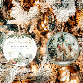 Ornamento De Cerâmica Natal de 1rua Scandinava e Quente de INGE