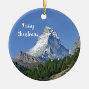 Ornamento De Cerâmica Natal de Matterhorn 2