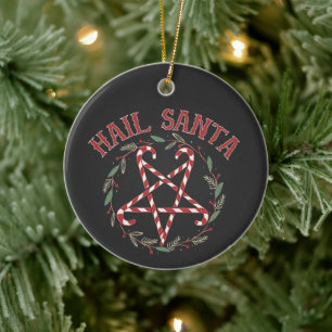 Ornamento De Cerâmica Natal do Diabo Krampus Natal do Demônio Doces 