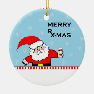 Ornamento De Cerâmica Natal do farmacêutico