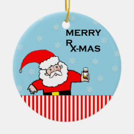 Ornamento De Cerâmica Natal do farmacêutico Collectible