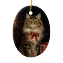 Natal do gato Maine Coon