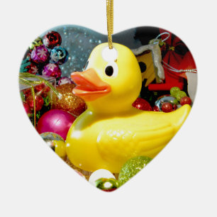 Ornamento De Cerâmica Natal Ducky mim