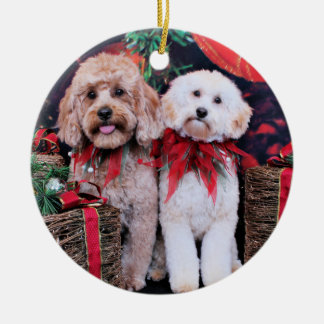 Ornamento De Cerâmica Natal - mini Doodles - Maggie Lena