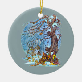 Ornamento De Cerâmica Natal no Elf Hall