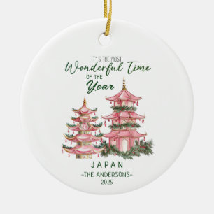 Ornamento De Cerâmica Natal no Japão - Viagem personalizado