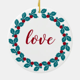 Ornamento De Cerâmica Natal personalizado