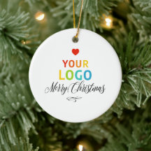 Natal personalizado do logotipo da sua empresa