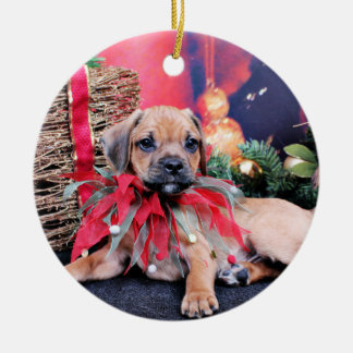 Ornamento De Cerâmica Natal - Puggle - GUS