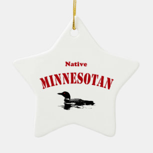 Ornamento De Cerâmica Native Minnesotan