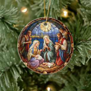Ornamento De Cerâmica Natividade de Natal 
