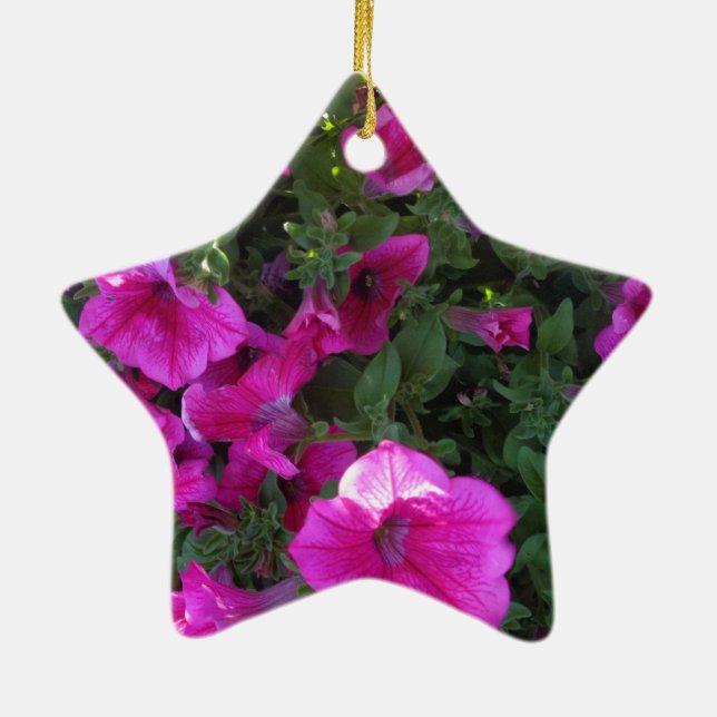 Ornamento De Cerâmica Natureza, Flora, Flor Rosa (Verso)