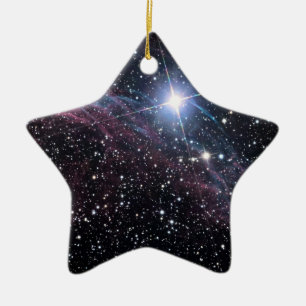 Ornamento De Cerâmica Nébula do Véu da NASA