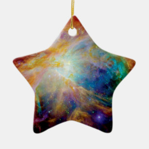 Ornamento De Cerâmica Nebulosa de Órion Hubble Spitzer Telescópio Espaço