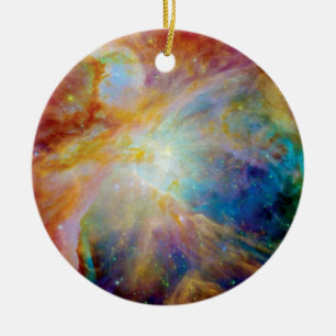 Ornamento De Cerâmica Nebulosa de Órion Telescópio Espacial Hubble Spitz